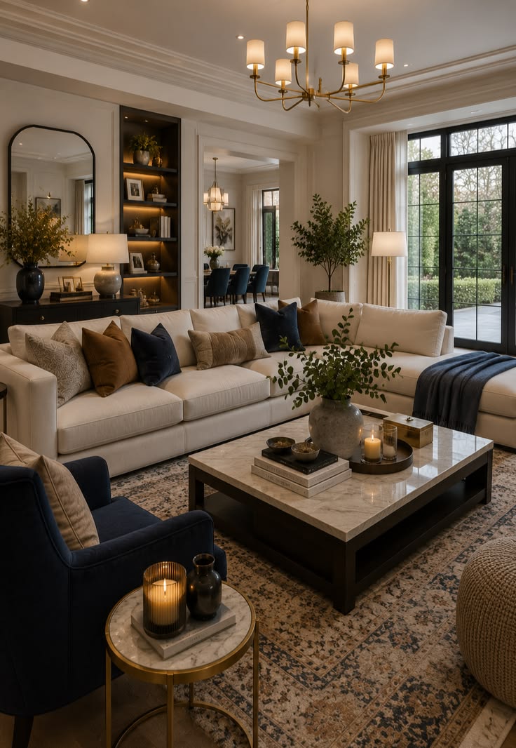 Neoclassical - Living & Lounge Area