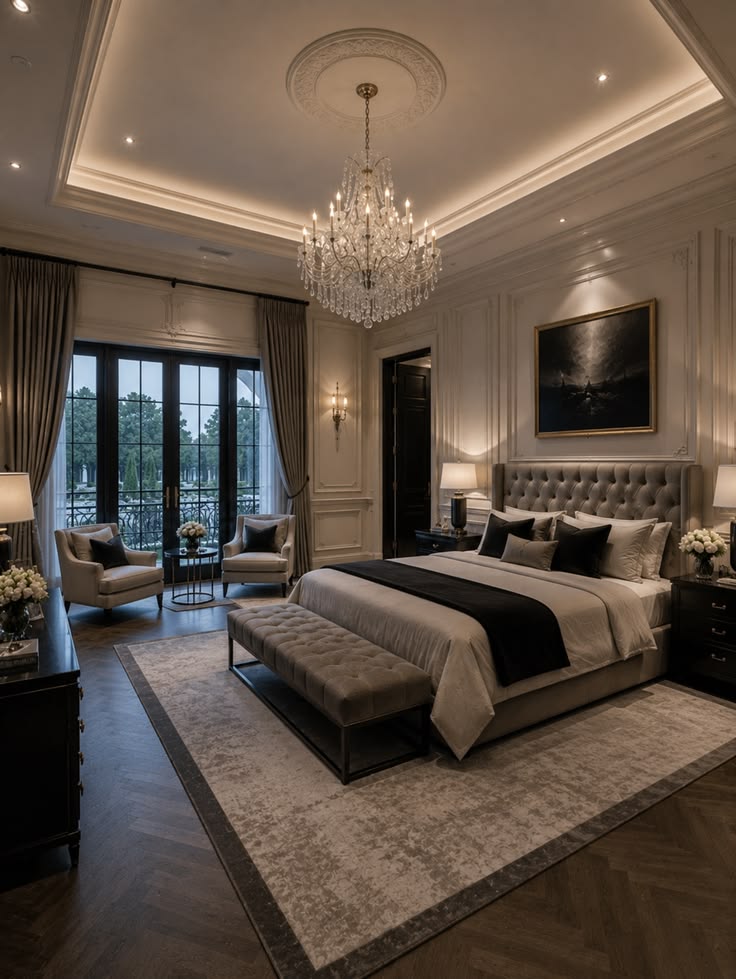 Neoclassical - Master Bedroom